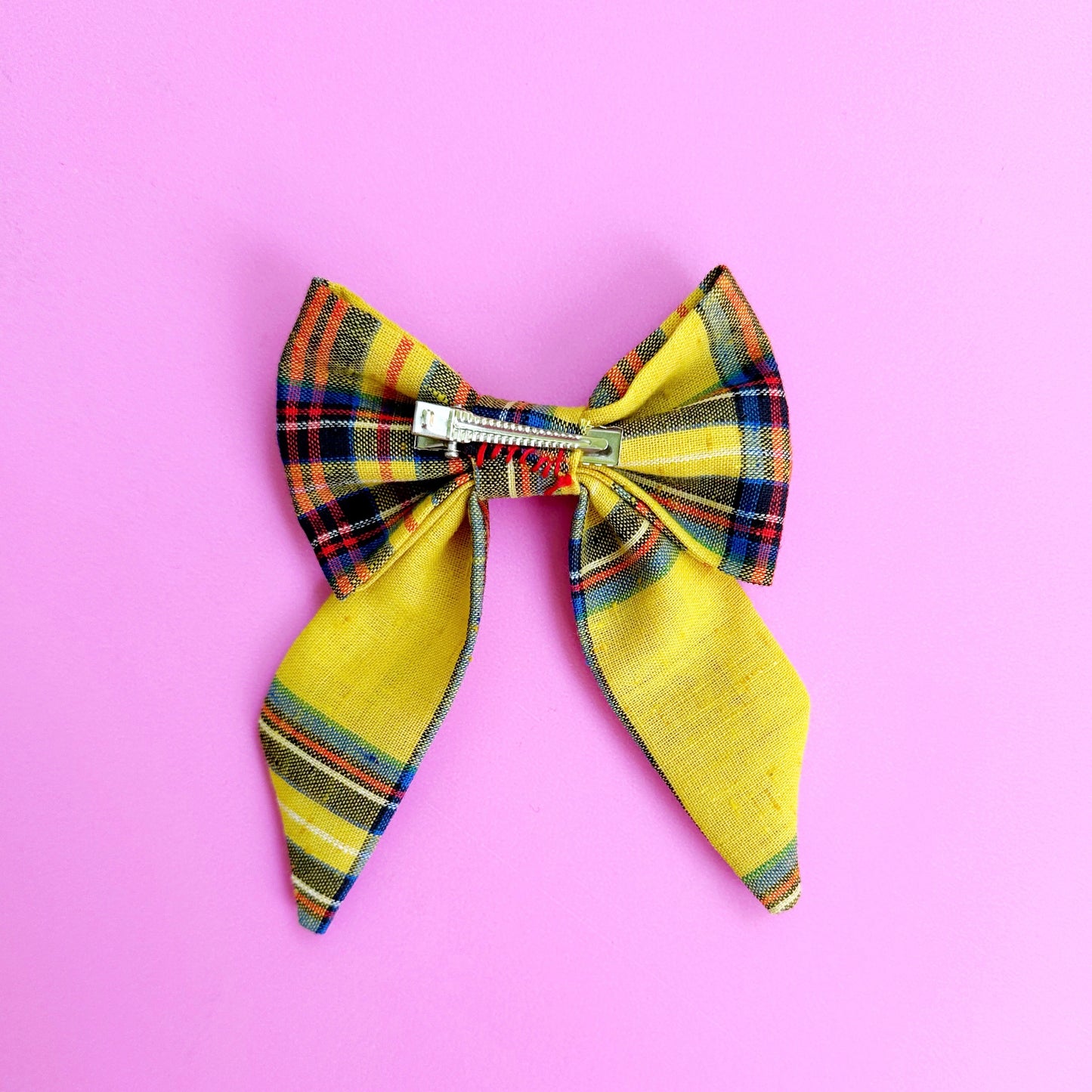 Vintage Plaid Bow