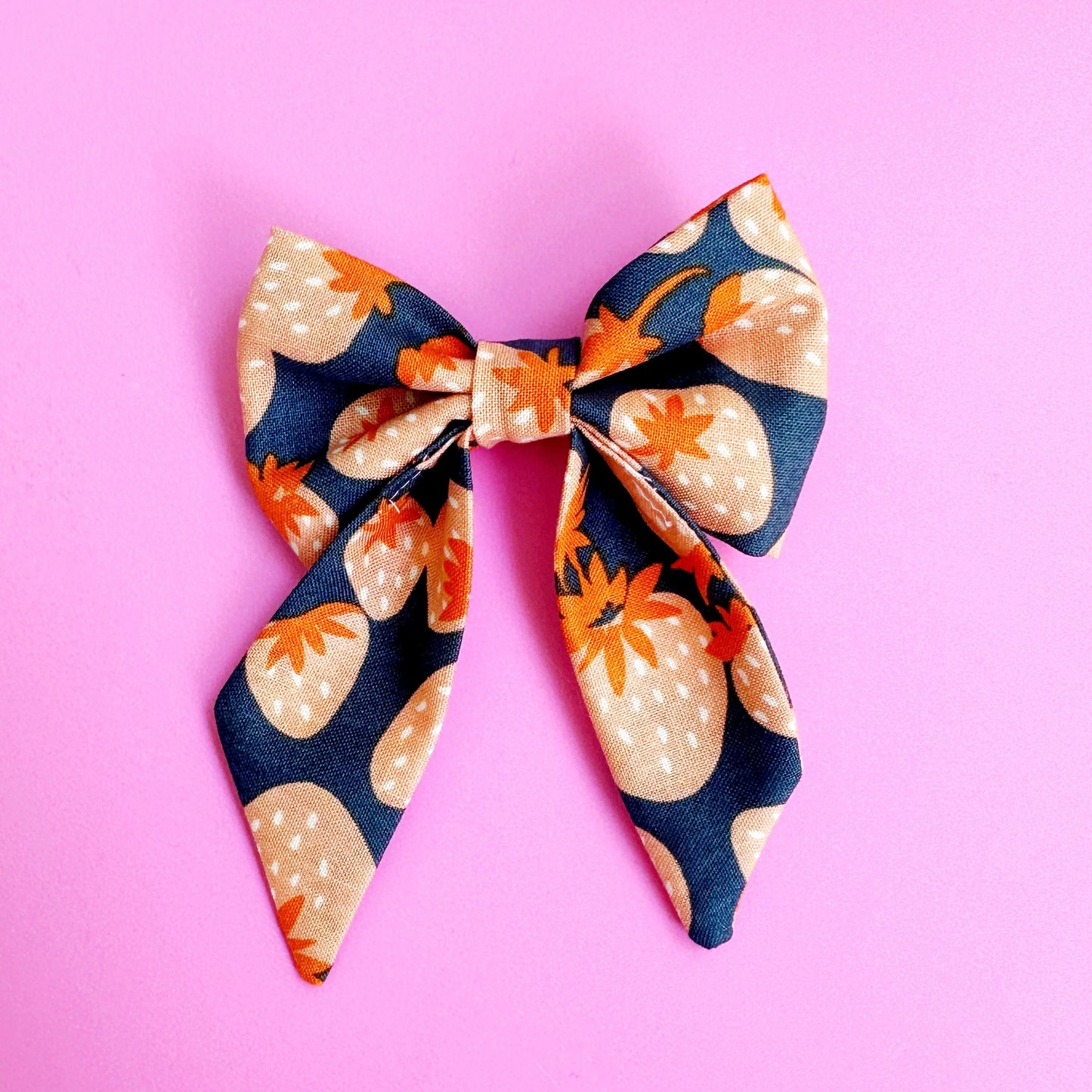 Fall Strawberry Bow