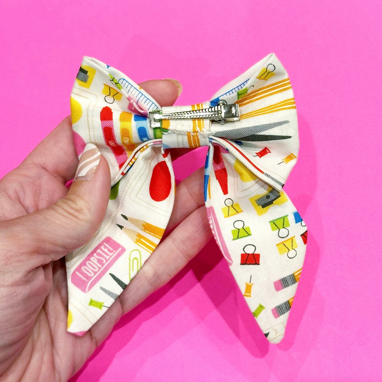 School Supply Bow