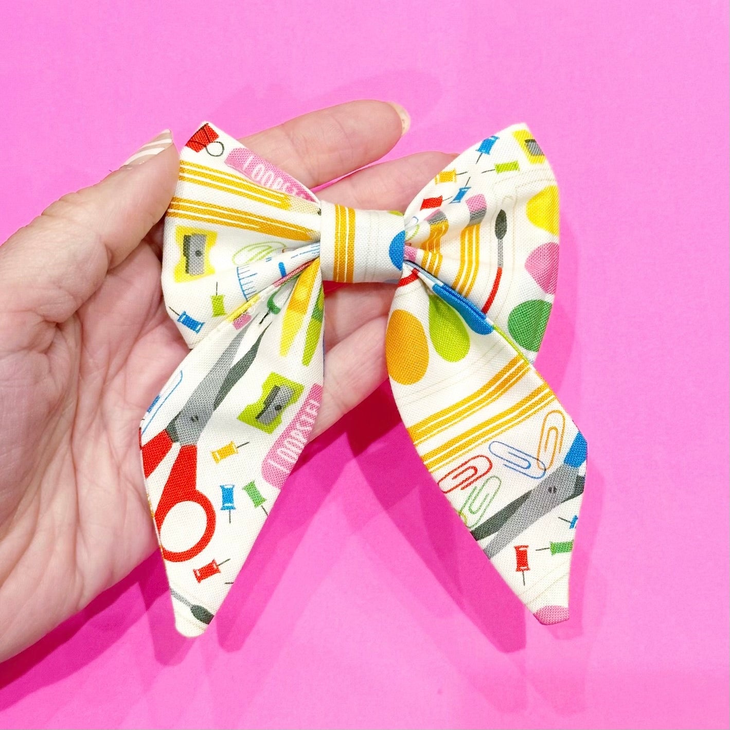 School Supply Bow