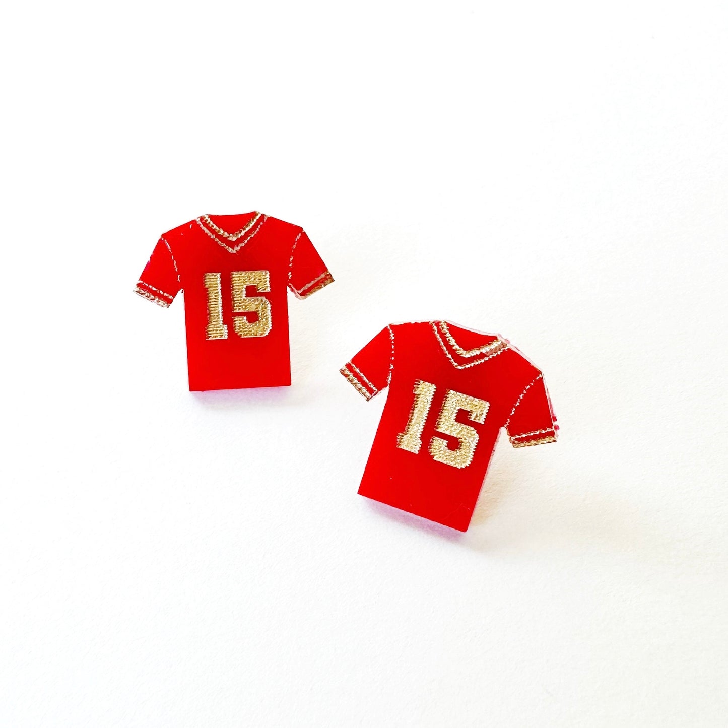 Number 15 KC Studs - multiple colors