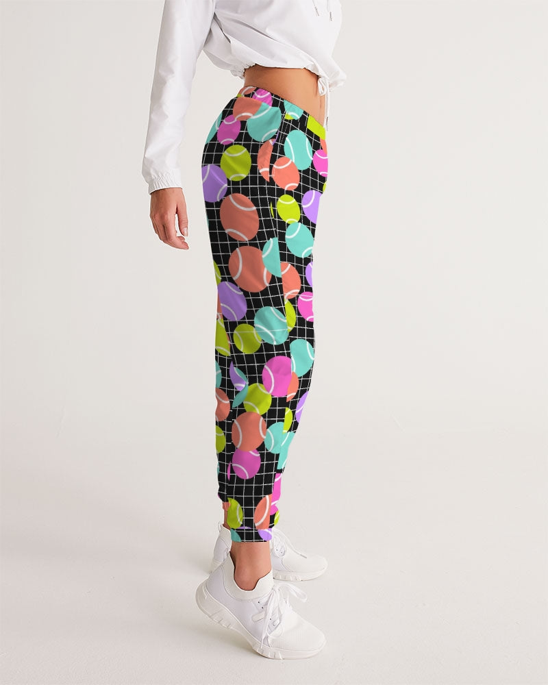 Multi-color Tennis Ball Women's Track Pants