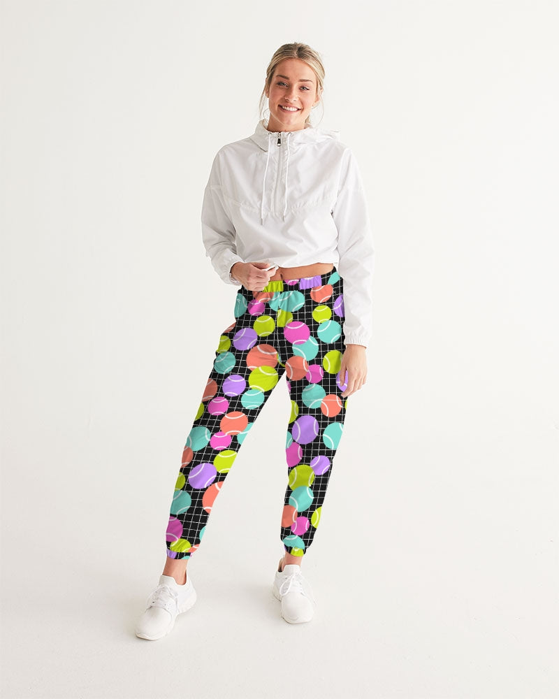 Multi-color Tennis Ball Women's Track Pants