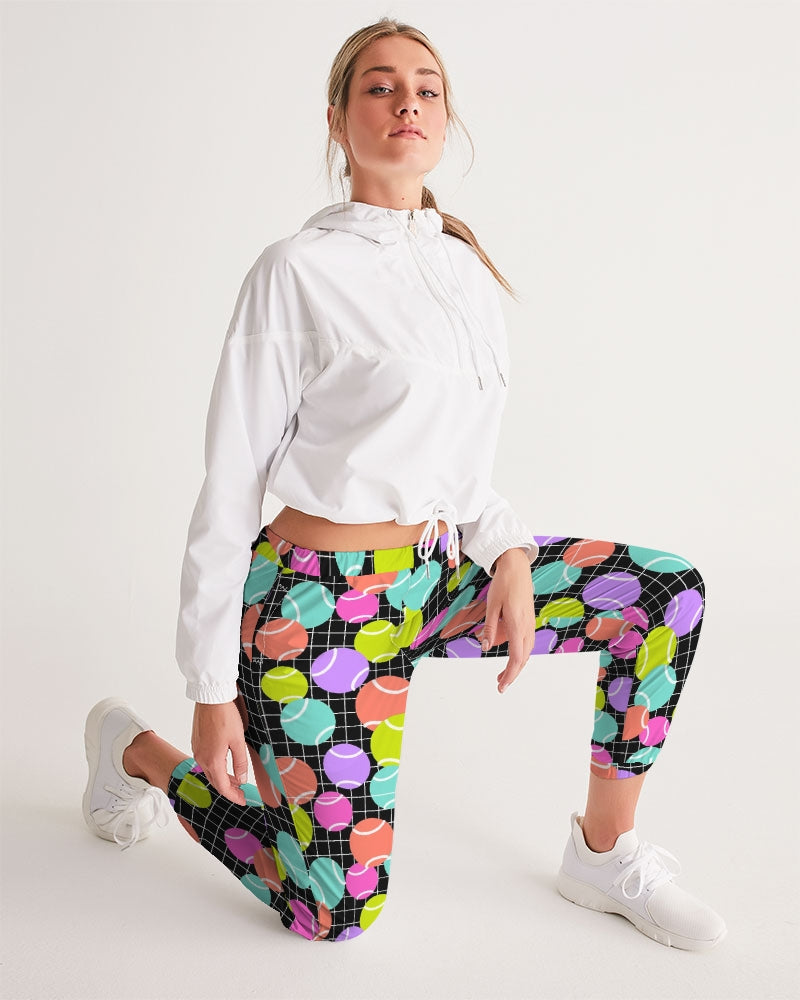 Multi-color Tennis Ball Women's Track Pants