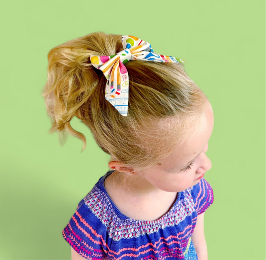 School Supply Bow