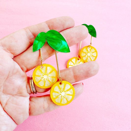 Lemon Squeezy Earrings