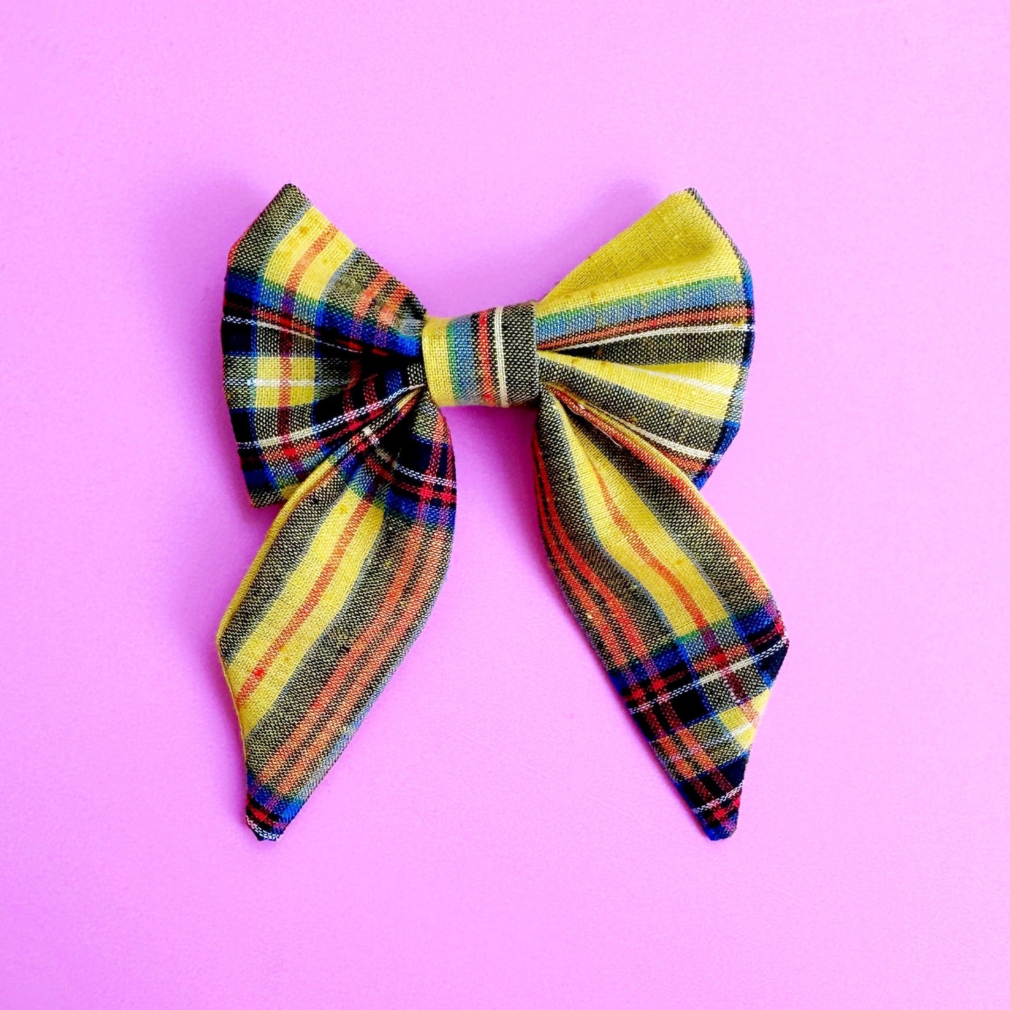 Vintage Plaid Bow