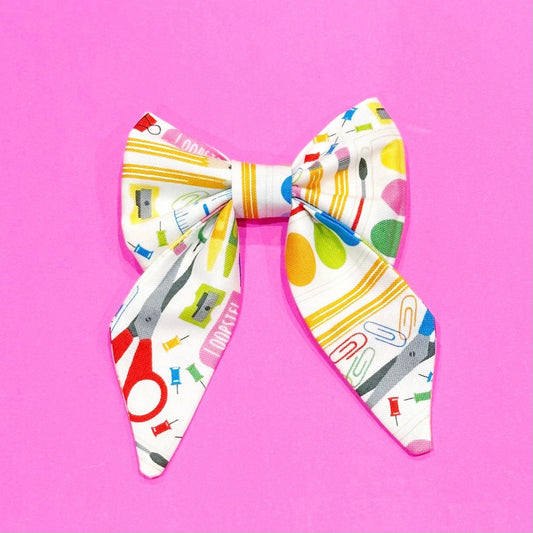 School Supply Bow