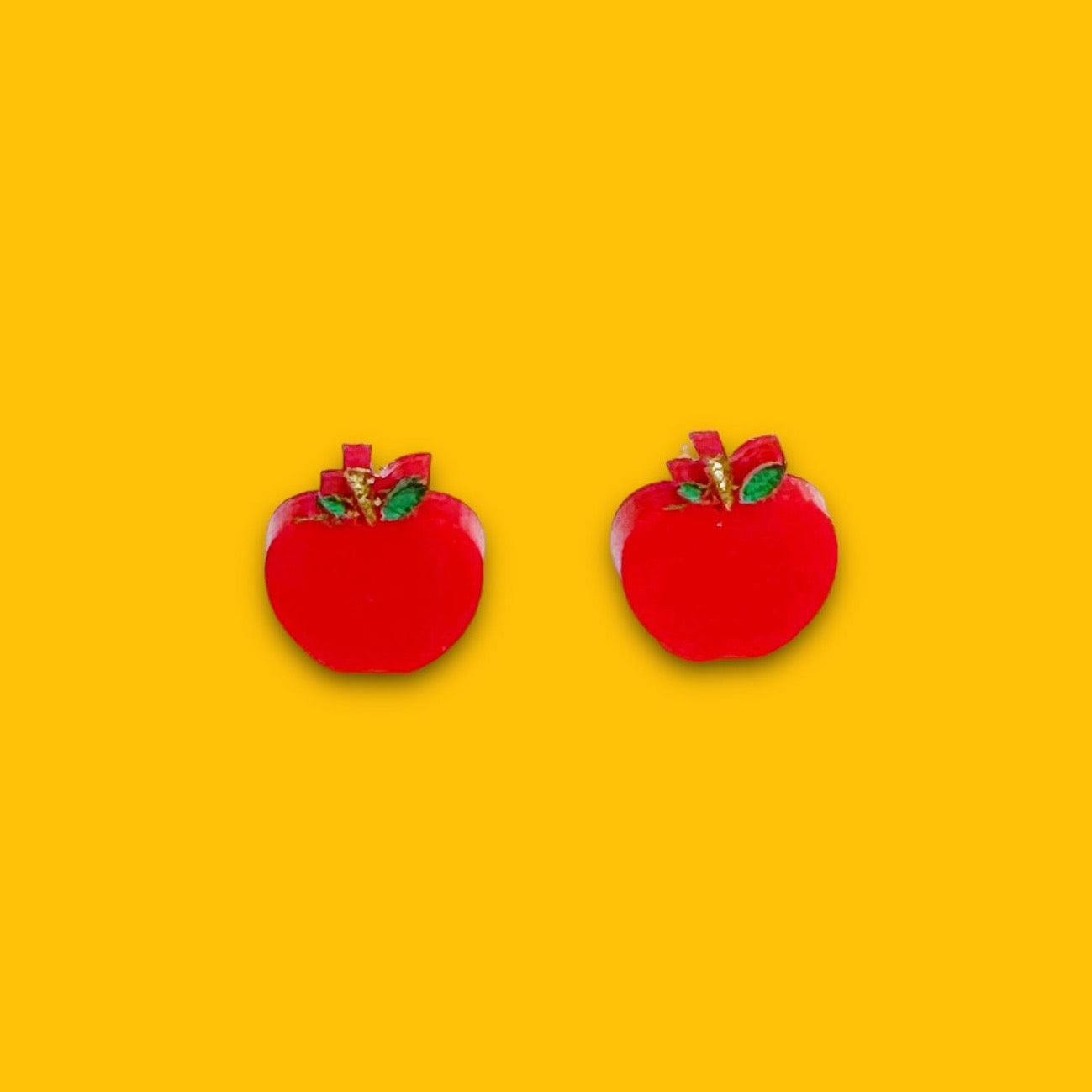 Red Apple Studs